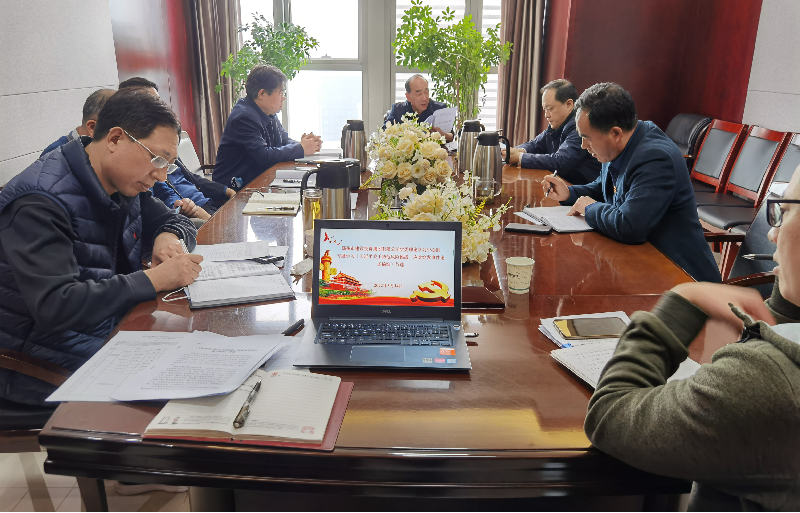 集團(tuán)公司黨委理論學(xué)習(xí)中心組專題學(xué)習(xí)《習(xí)近平關(guān)于防范風(fēng)險(xiǎn)挑戰(zhàn)、應(yīng)對(duì)突發(fā)事件論述摘編》等文件精神